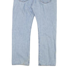 LEVI'S Mens Cotton Blend Blue Regular Straight Trousers W36 L29 Classic Zip