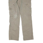 CARHARTT Mens Beige Cotton Blend Regular Cargo Trousers W30 L34 Workwear Utility