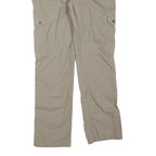 CARHARTT Mens Beige Cotton Blend Regular Cargo Trousers W30 L34 Workwear Utility