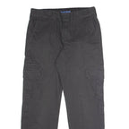 DICKIES Flex Workwear Cargo Mens Trousers Black Slim Tapered W32 L30
