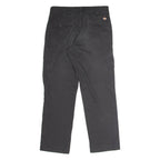 DICKIES Flex Workwear Cargo Mens Trousers Black Slim Tapered W32 L30