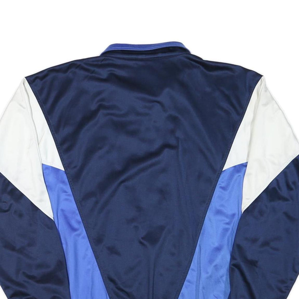 FRANK SHORTER Mens Navy & Blue Sports Jacket XL Polyester Blend Zip Track Top