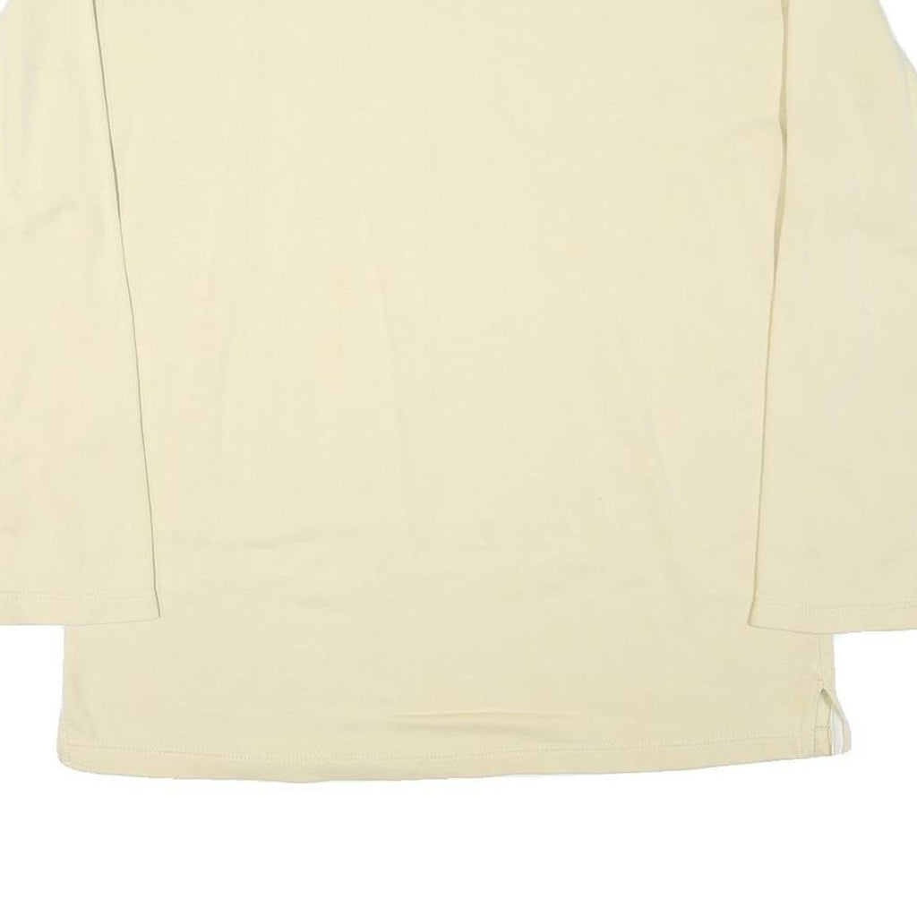 WOMEN Mens Cream Sweatshirt Crew Neck XL Cotton Blend Casual Comfortable