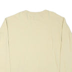 WOMEN Mens Cream Sweatshirt Crew Neck XL Cotton Blend Casual Comfortable