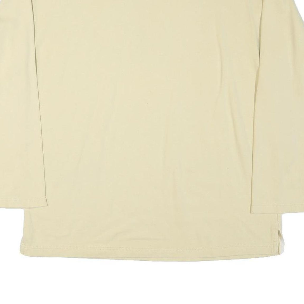 WOMEN Mens Cream Sweatshirt Crew Neck XL Cotton Blend Casual Comfortable