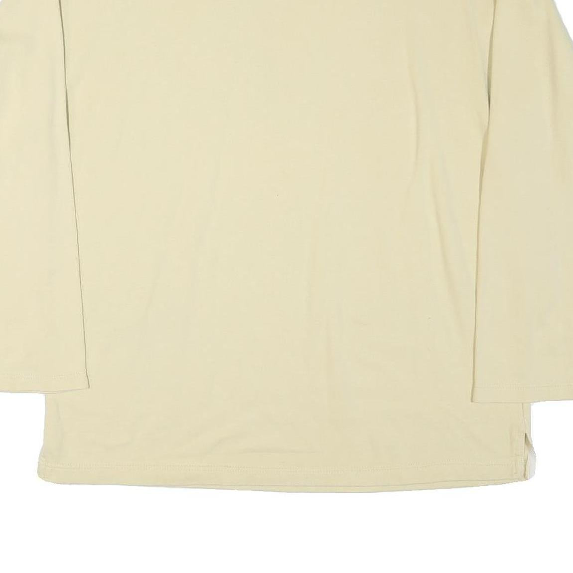 WOMEN Mens Cream Sweatshirt Crew Neck XL Cotton Blend Casual Comfortable