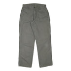 CARHARTT Mens Regular Fit Grey Cotton Blend Trousers W30 L31 Workwear Utility