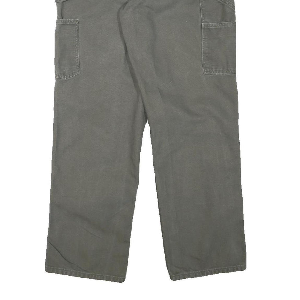 CARHARTT Mens Regular Fit Grey Cotton Blend Trousers W30 L31 Workwear Utility