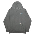 CARHARTT Mens Grey Pullover Hoodie XL Amazon Prime Logo Workwear