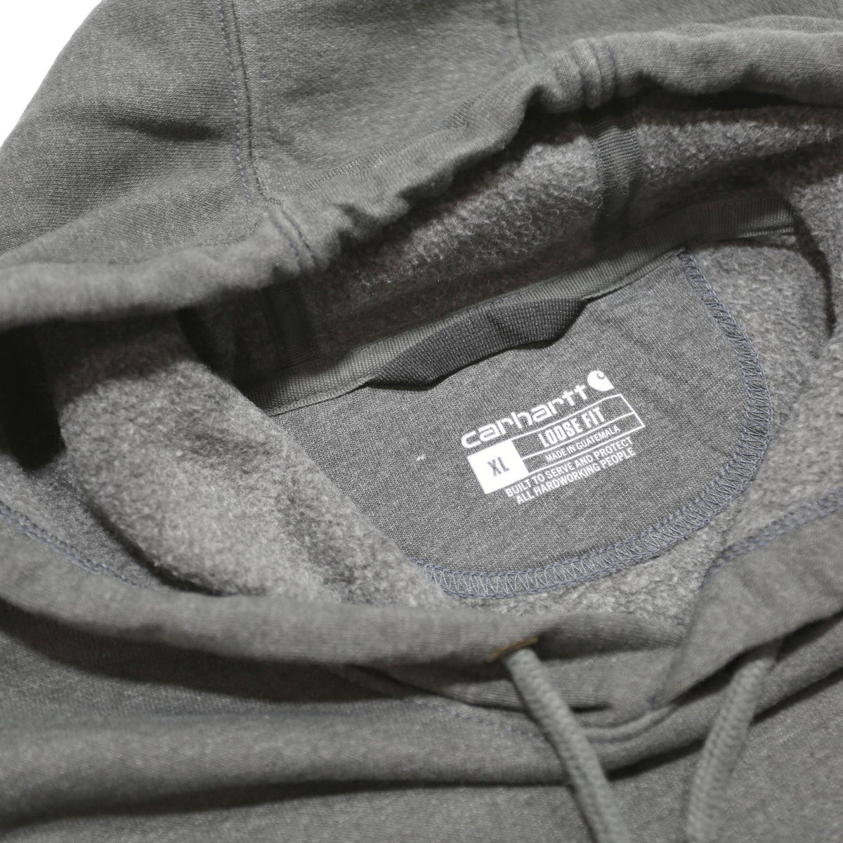 CARHARTT Mens Grey Pullover Hoodie XL Amazon Prime Logo Workwear