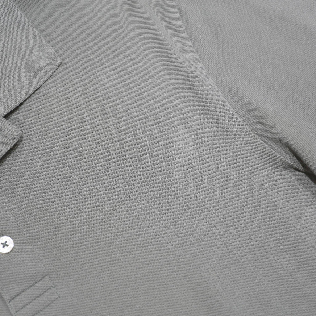 KAPPA Mens Grey Short Sleeve Plain Polo Shirt L Cotton Casual Sportswear