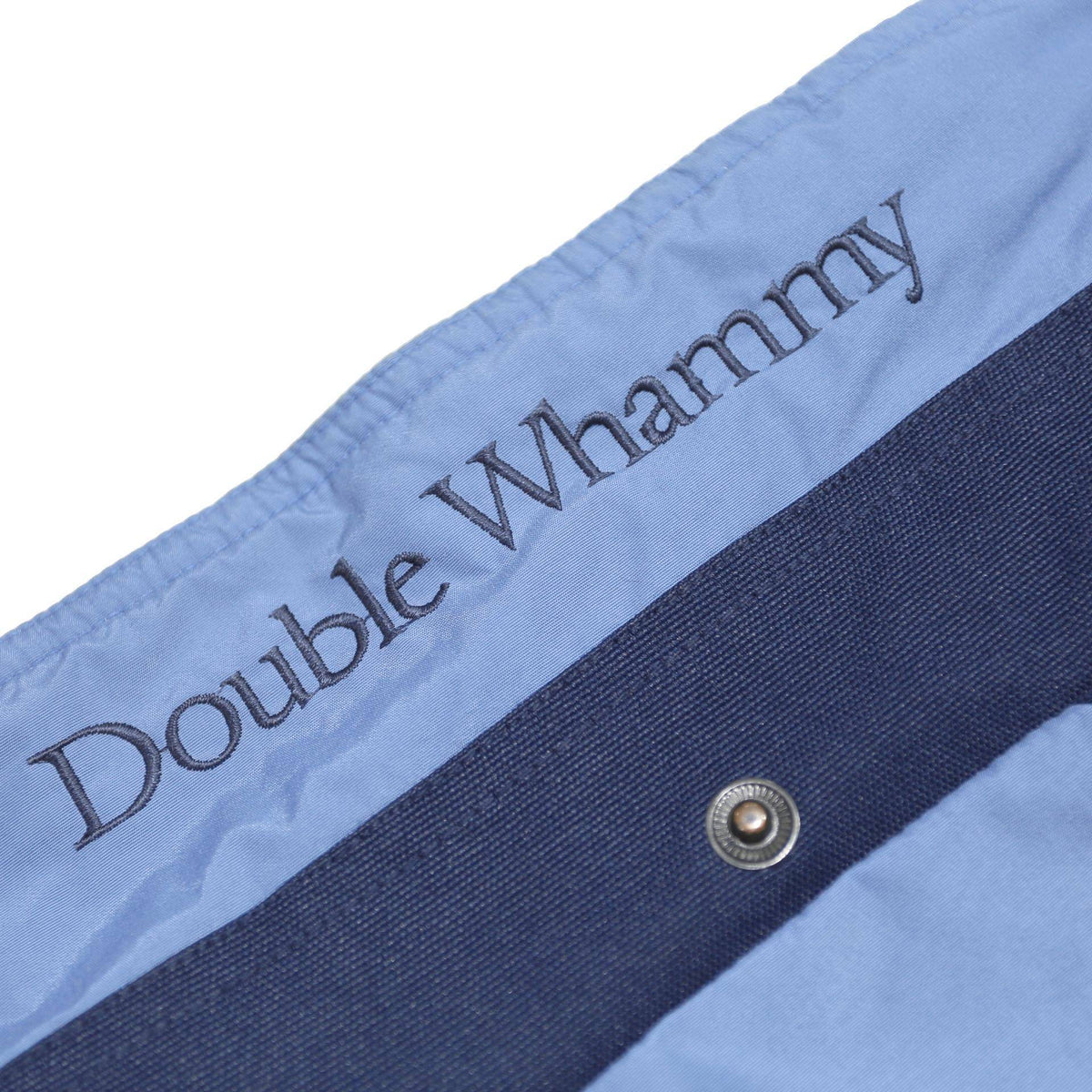 COLUMBIA Fleece Lined Womens Blue & Navy Outdoor Jacket L Zip Water Resistant