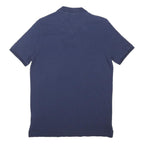 POLO RALPH LAUREN Mens Blue Red Logo Short Sleeve Polo Shirt S Classic Fit