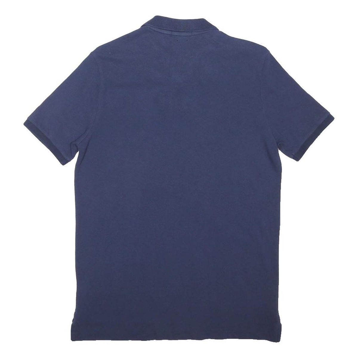 POLO RALPH LAUREN Mens Blue Red Logo Short Sleeve Polo Shirt S Classic Fit