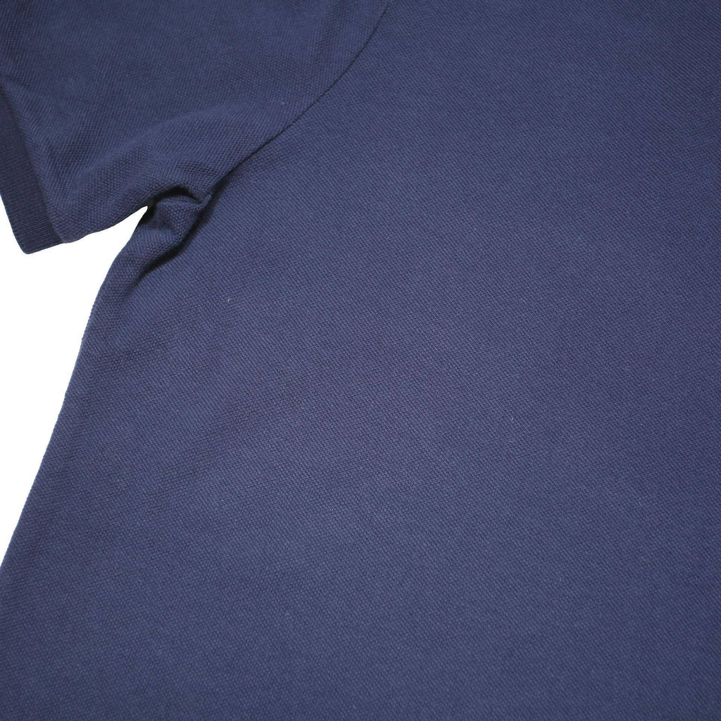 POLO RALPH LAUREN Mens Blue Red Logo Short Sleeve Polo Shirt S Classic Fit