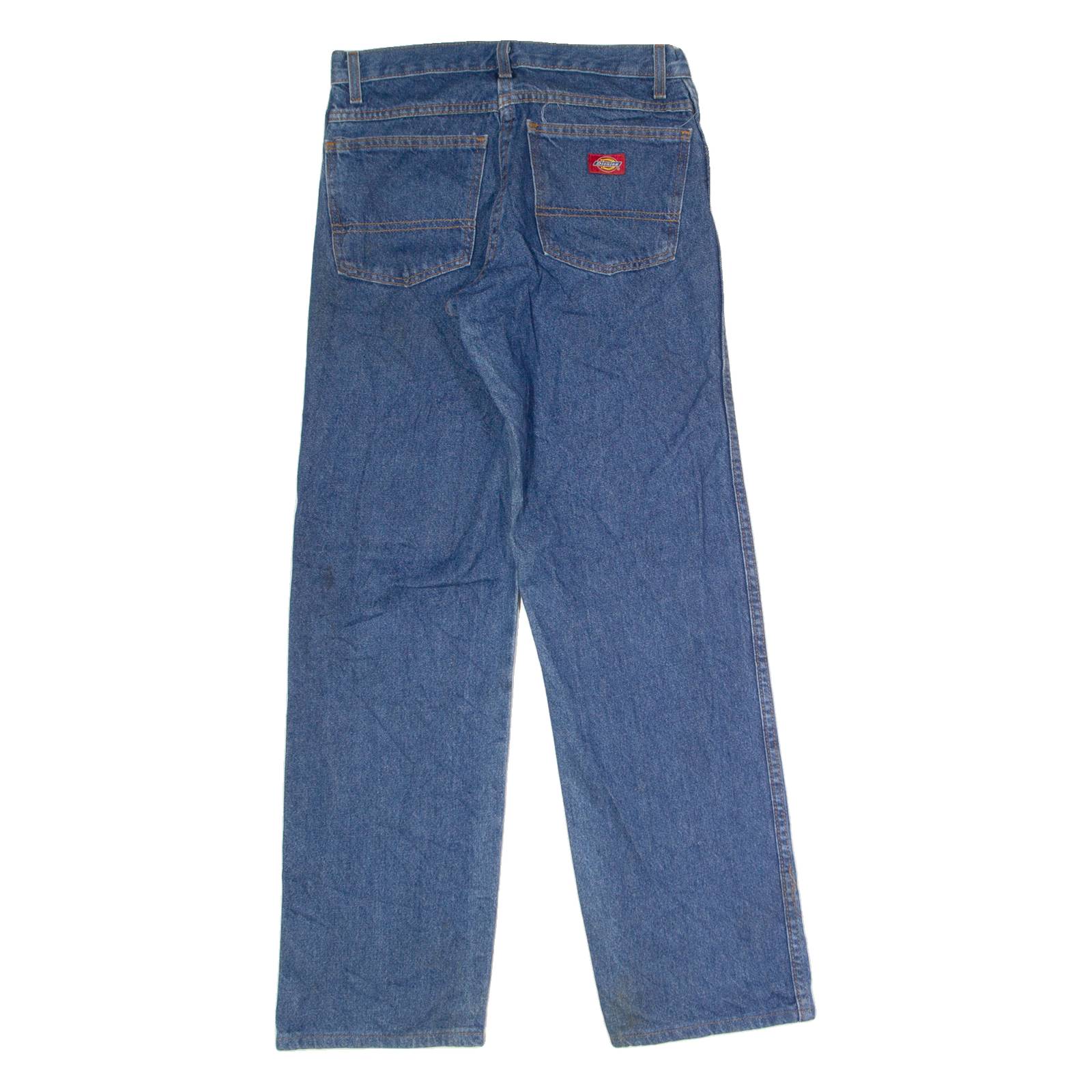 DICKIES Mens Jeans Blue Regular Straight W29 L32