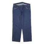 DICKIES Mens Regular Blue Denim Jeans W38 L29 Zip Closure Classic Fit Workwear
