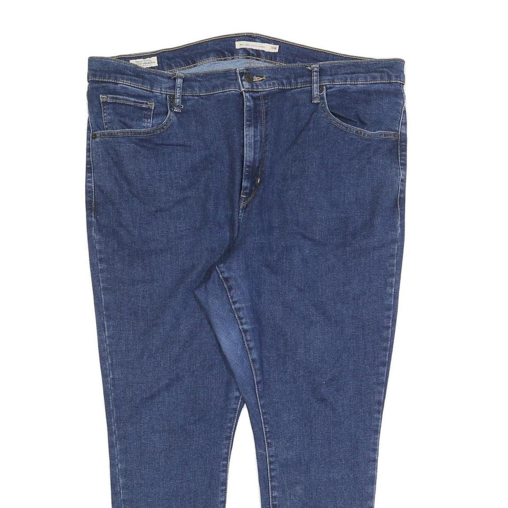 LEVI'S Womens Blue Slim Skinny Denim Cotton Blend Jeans W40 L28 Classic Zip