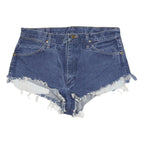 WRANGLER Womens Shorts Blue Denim Cut-Off L W36 Frayed Hem Casual Summer