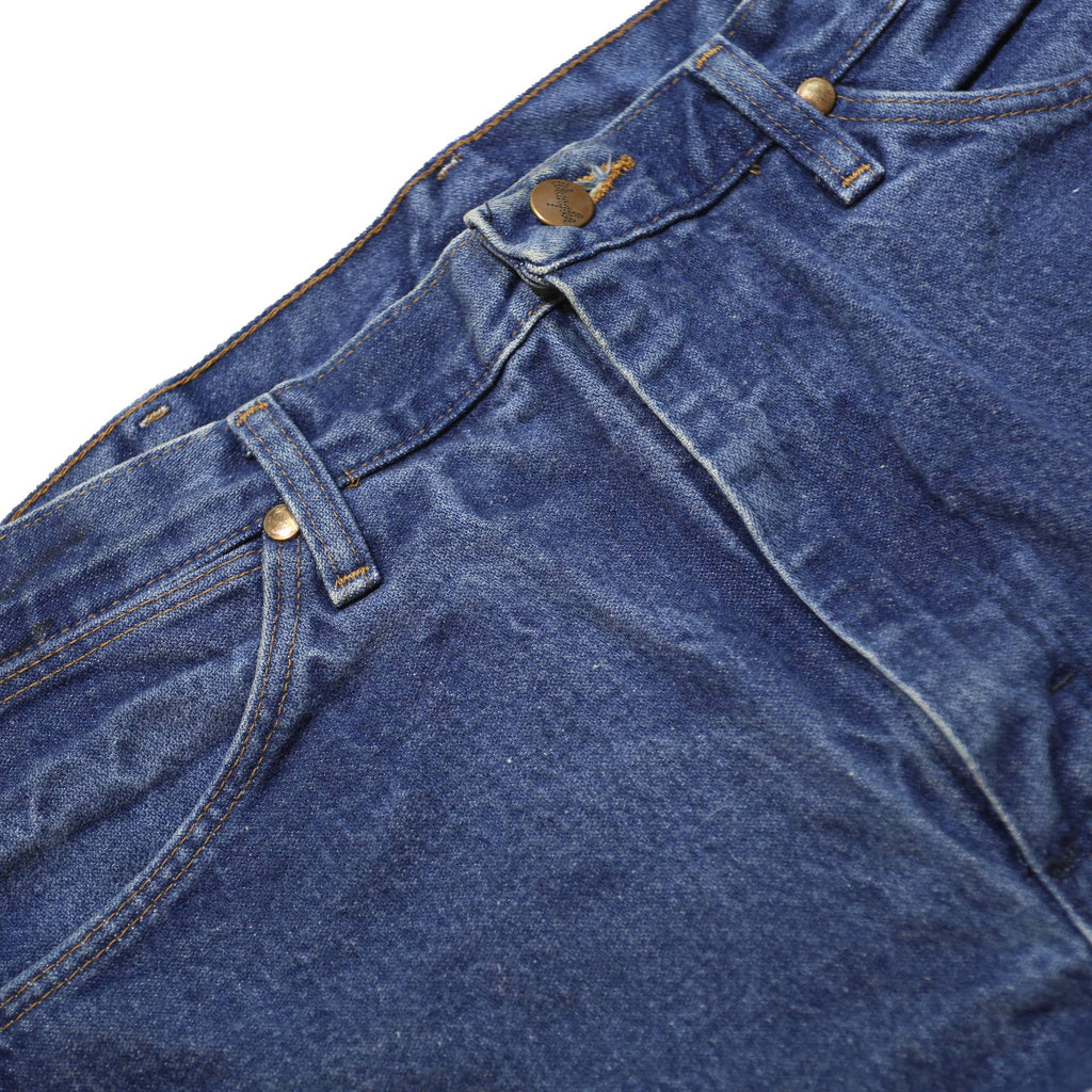 WRANGLER Womens Shorts Blue Denim Cut-Off L W36 Frayed Hem Casual Summer