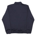 PUMA Mens Navy Blue Sports Jacket M Polyester Blend Zip Plain Athletic