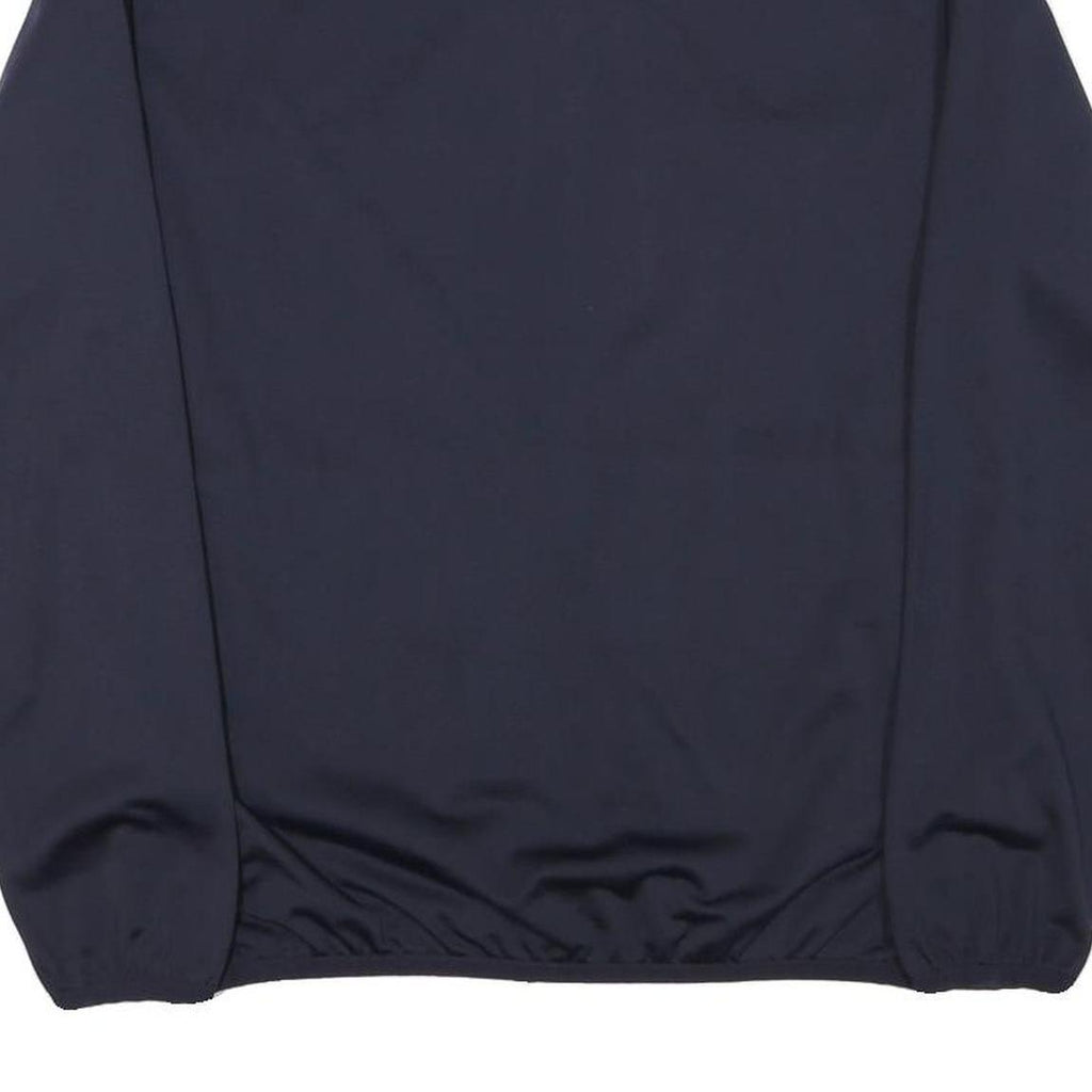 PUMA Mens Navy Blue Sports Jacket M Polyester Blend Zip Plain Athletic