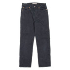 LEVI'S Wedgie BIG E Womens Jeans Black Regular Straight W26 L26