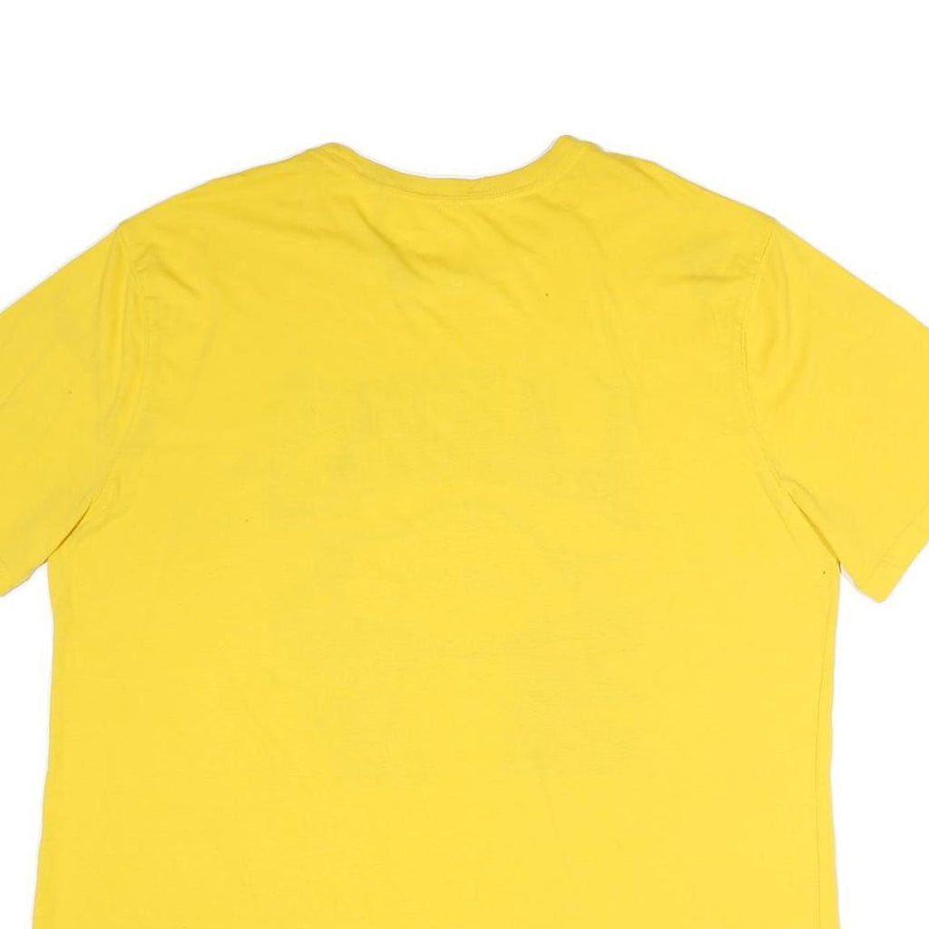 NBA Mens Yellow Los Angeles Lakers Basketball T-Shirt 2XL Short Sleeve Crew Neck