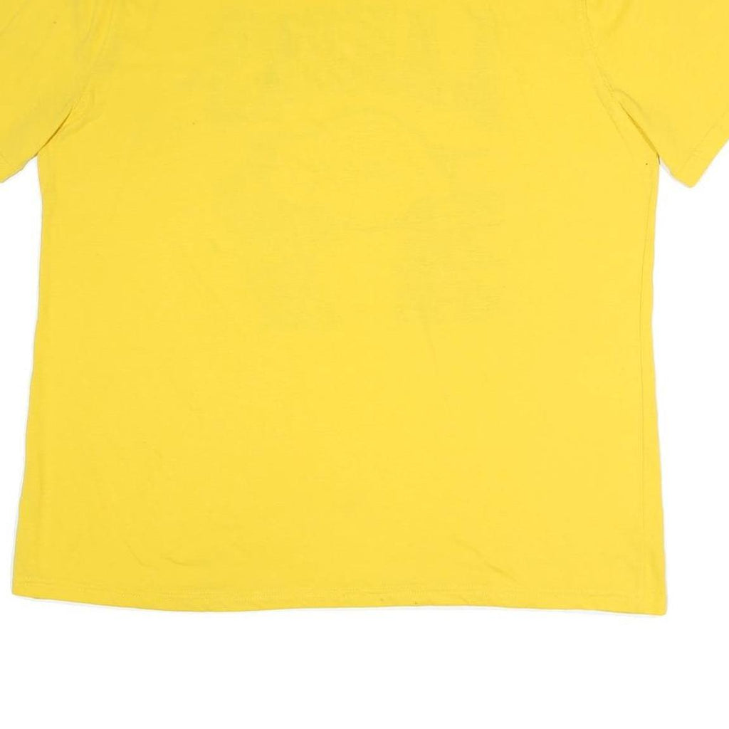 NBA Mens Yellow Los Angeles Lakers Basketball T-Shirt 2XL Short Sleeve Crew Neck