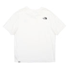 THE NORTH FACE Mens White Graphic T-Shirt L Short Sleeve Crew Neck Casual