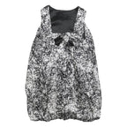 BY MALENE BIRGER Womens Black White Floral Silk Bubble Mini Dress S Elegant Chic