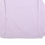 THE ROLLING STONES Womens Lilac Sweatshirt L Cotton Blend Crew Neck Long Sleeve