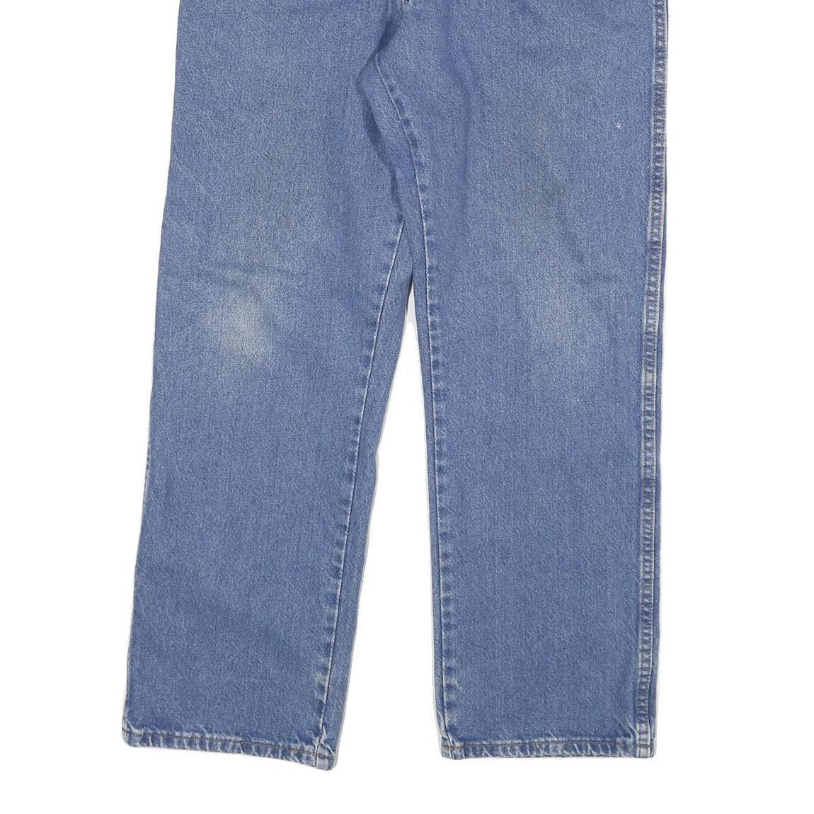 DICKIES Mens Regular Fit Blue Denim Jeans W34 L29 Zip Closure Classic Pocketed