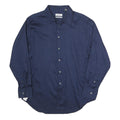 CALVIN KLEIN Mens Blue Shirt L Cotton Blend Classic Fit Long Sleeve Stylish