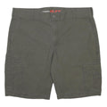 DICKIES Mens Shorts Green Casual Cargo XL W40 Workwear Cotton Blend