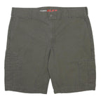 DICKIES Mens Shorts Green Casual Cargo XL W40 Workwear Cotton Blend