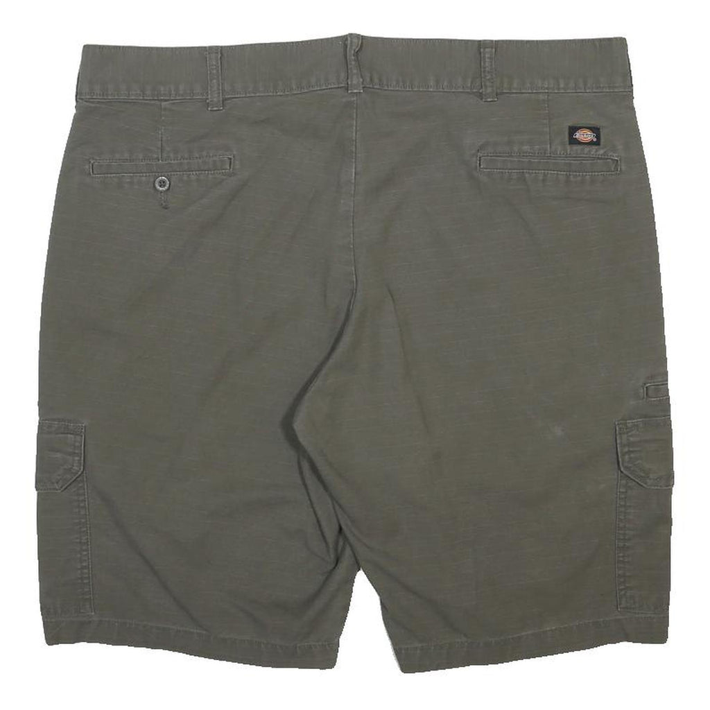 DICKIES Mens Shorts Green Casual Cargo XL W40 Workwear Cotton Blend