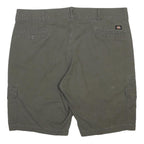 DICKIES Mens Shorts Green Casual Cargo XL W40 Workwear Cotton Blend