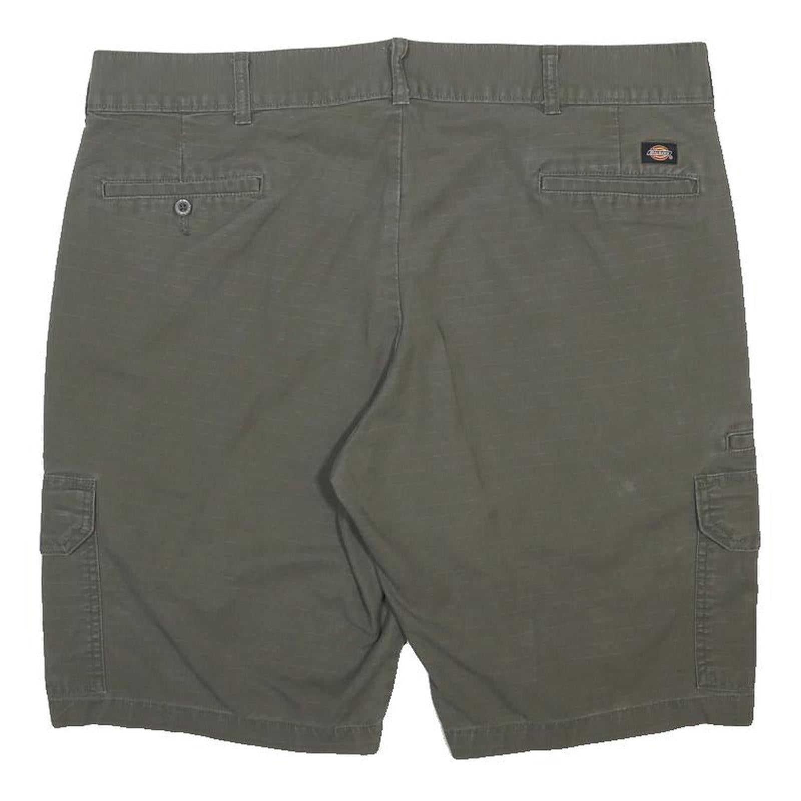 DICKIES Mens Shorts Green Casual Cargo XL W40 Workwear Cotton Blend