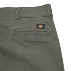 DICKIES Mens Shorts Green Casual Cargo XL W40 Workwear Cotton Blend