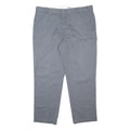 DICKIES Mens Cotton Blend Blue Regular Fit Straight Leg Trousers W44 L32