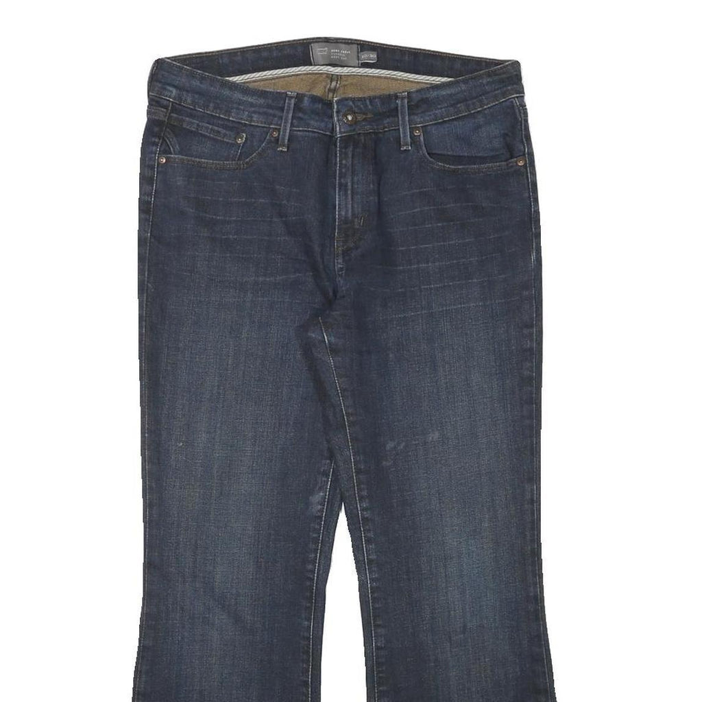 LEVI'S Womens Regular Fit Blue Denim Straight Jeans W30 L26 Classic Cotton Blend