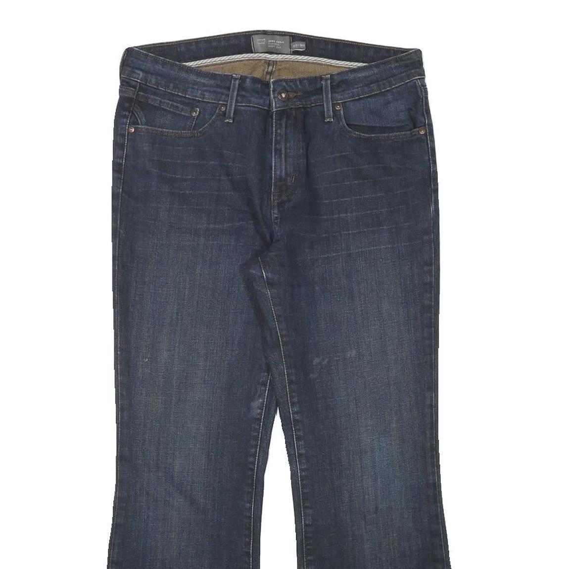 LEVI'S Womens Regular Fit Blue Denim Straight Jeans W30 L26 Classic Cotton Blend