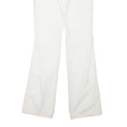 DIESEL Womens Regular Fit White Jeans Cotton Blend Zip W29 L33 Classic Stylish