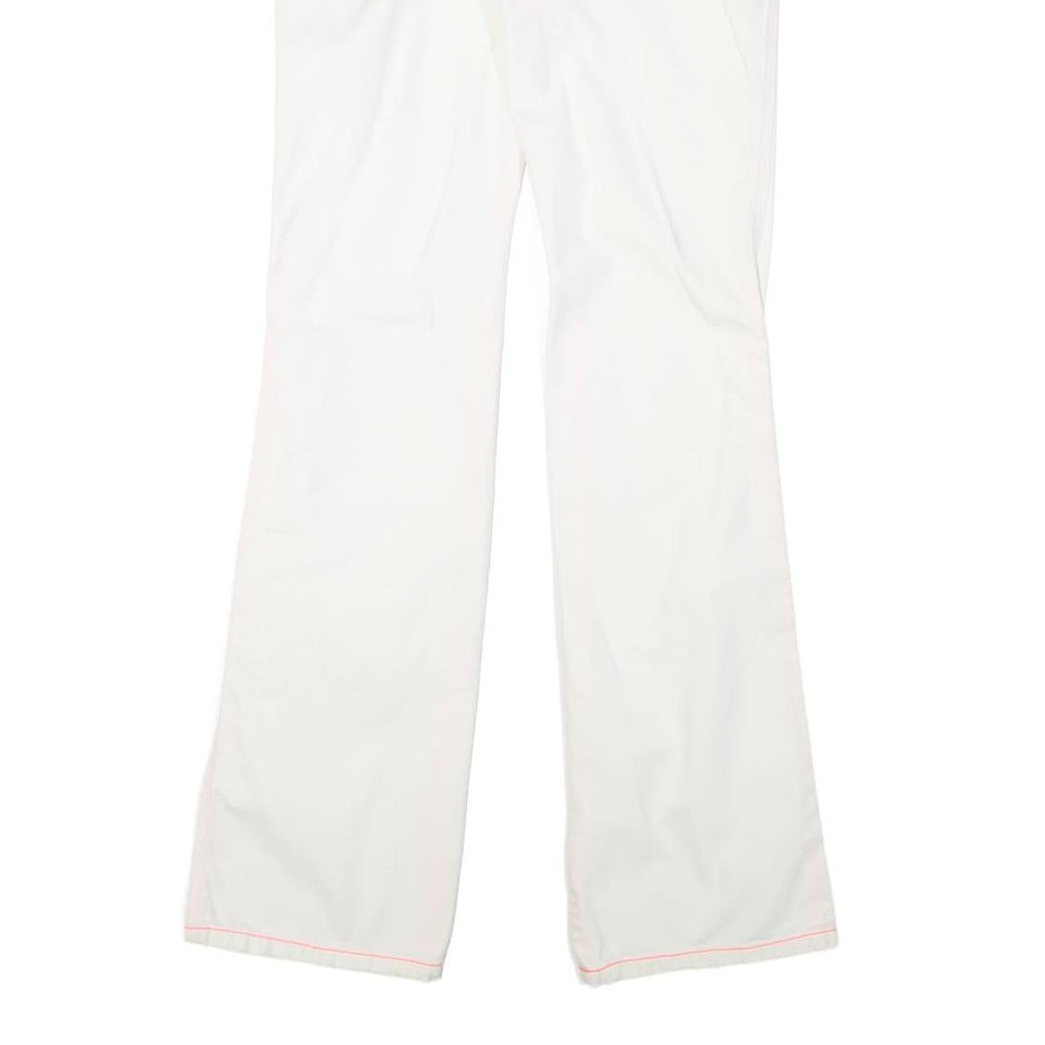 DIESEL Womens Regular Fit White Jeans Cotton Blend Zip W29 L33 Classic Stylish