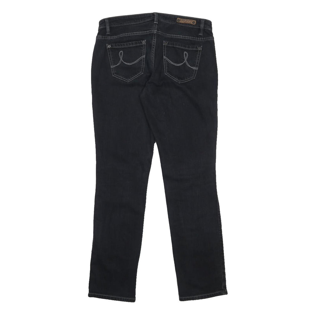 DKNY Womens Slim Black Denim Slim Skinny Jeans Cotton Blend W30 L32 Stylish