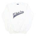 MV SPORT Mens White UC Santa Cruz Crew Neck S Cotton Blend Sweatshirt