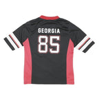 NCAA Womens Black & Red 85 Graphic T-Shirt UK 10 Short Sleeve V-Neck Sportswear