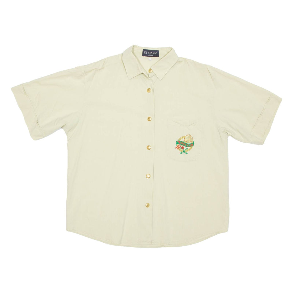 GOLDIX Womens Blouse Beige Collared L