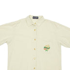 GOLDIX Womens Blouse Beige Collared L